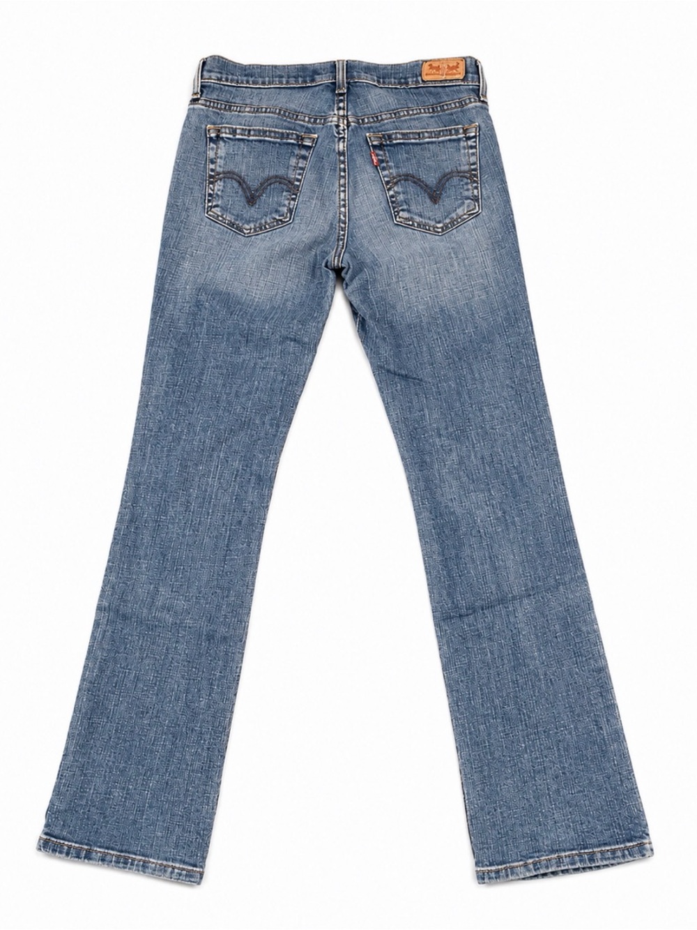 Levi's 505 Women's Blue Straight-Leg Jeans EUC size w 27 L 32